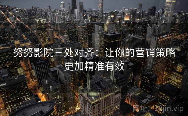 努努影院三处对齐：让你的营销策略更加精准有效